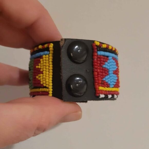 Beaded Cuff Bracelet - Picture 3 of 5